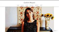 Desktop Screenshot of caitlinmayall.com